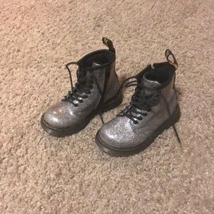 Just as new girls toddler Glitter Dr.Martin’s!!!!!